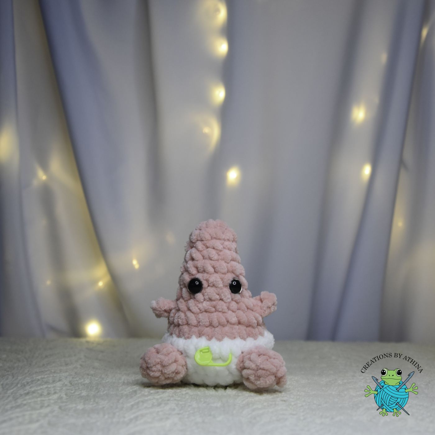 Patrick Star Crochet Plushie