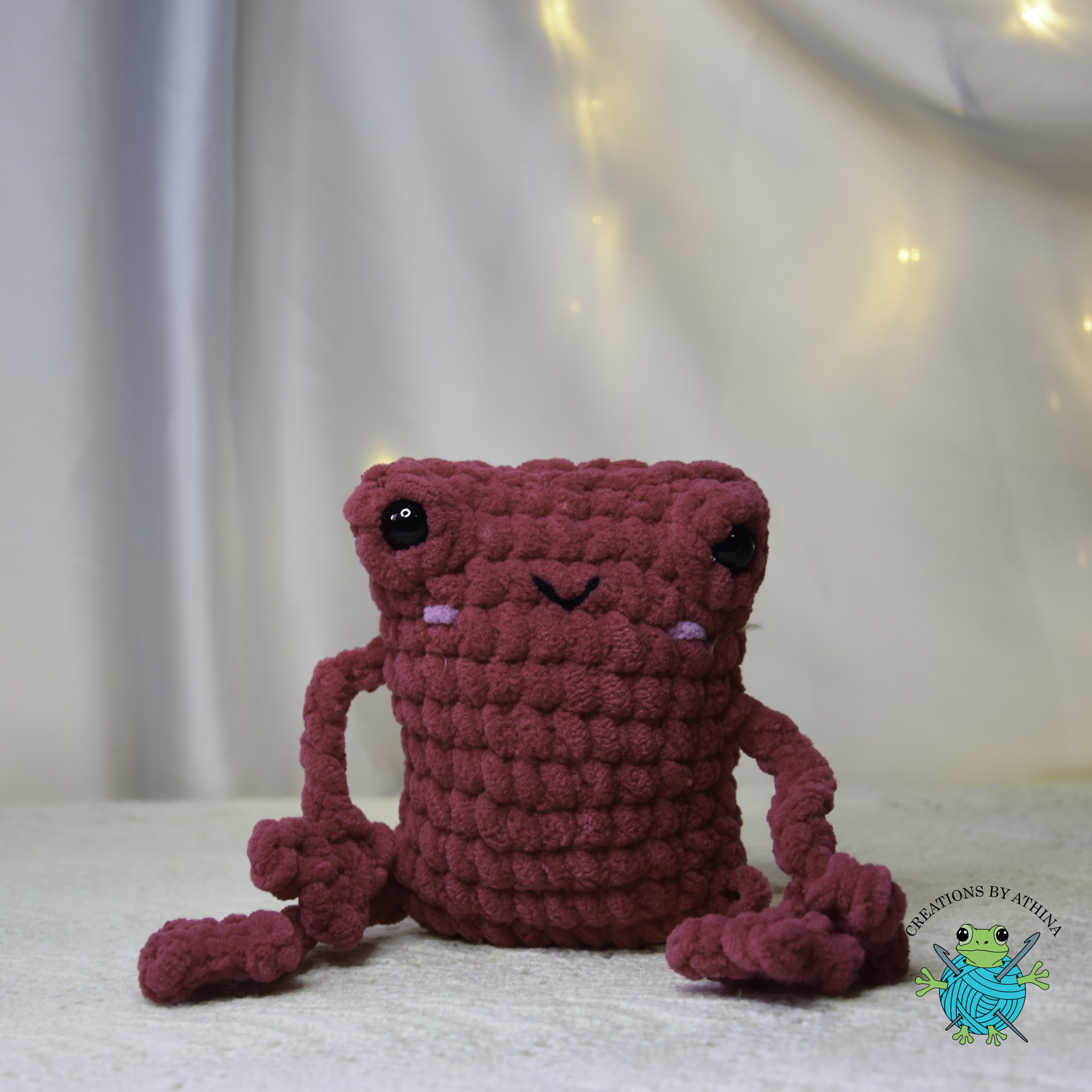 Frog with Dangly Legs Plushie